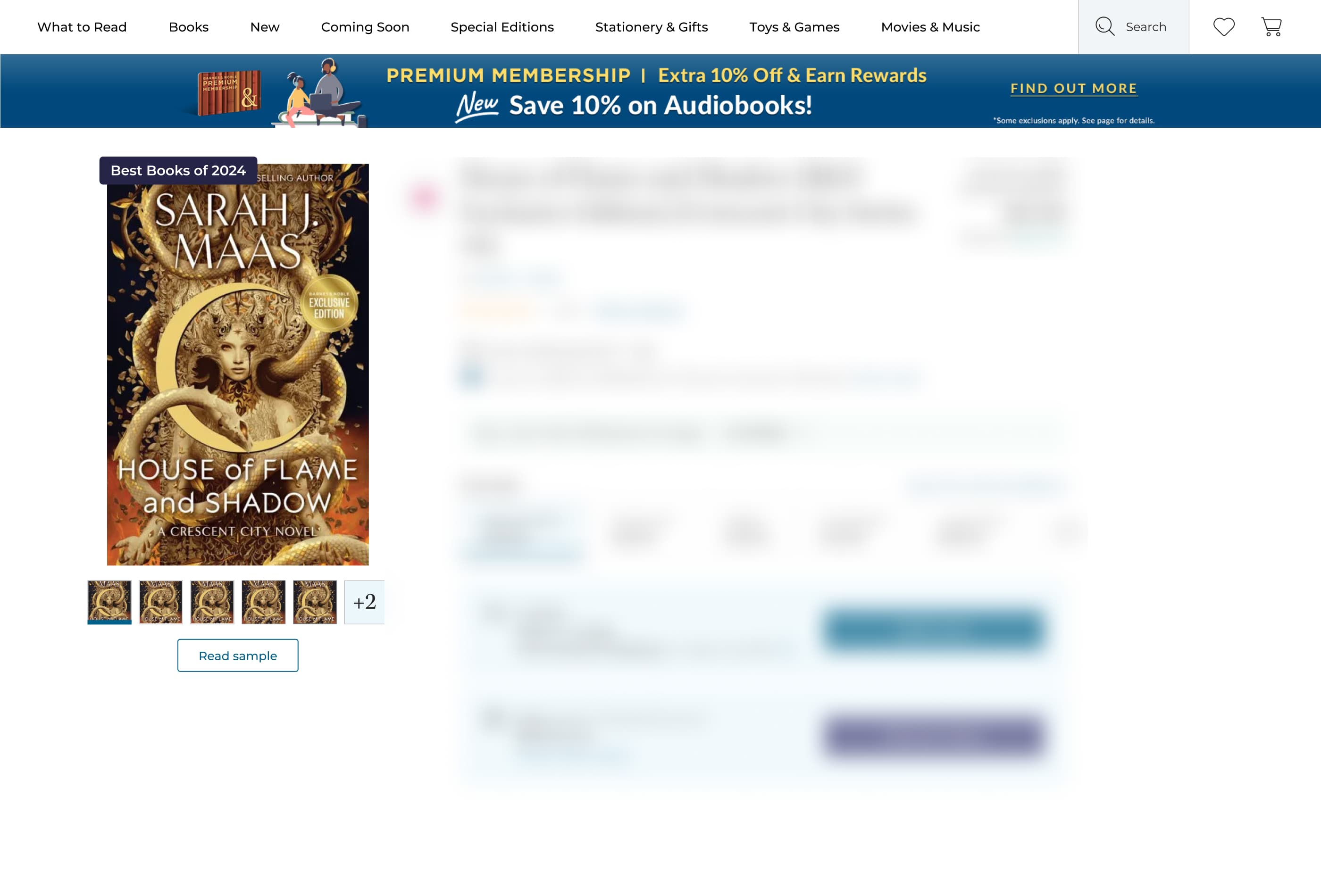 Barnes & Noble PDP Purchase Zone Redesign